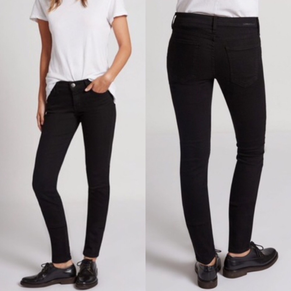 CURRENT/ELLIOTT THE SKINNY BLACK JEANS